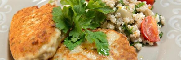 котлеты из перловки с овощным гарниром