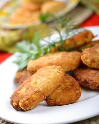 Котлеты из сельдерея и овсяных хлопьев