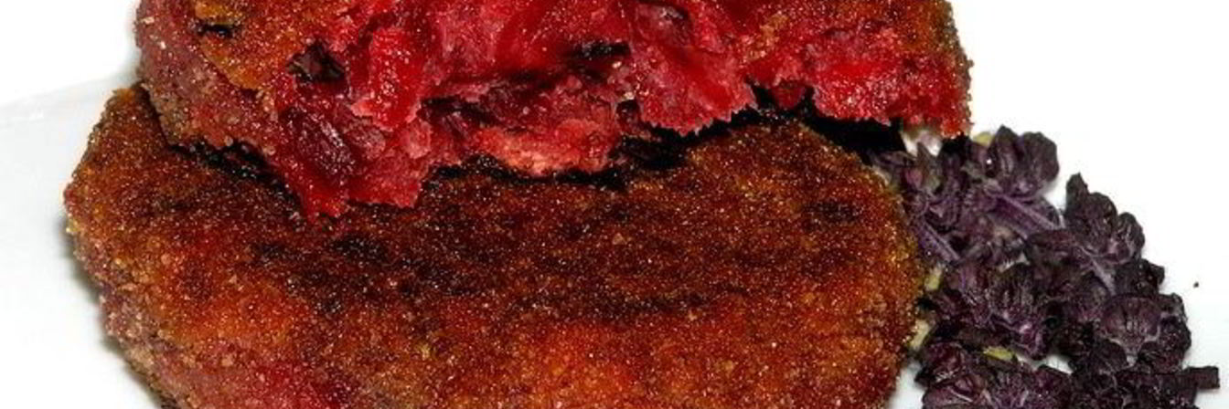 Котлеты из свеклы с базиликом