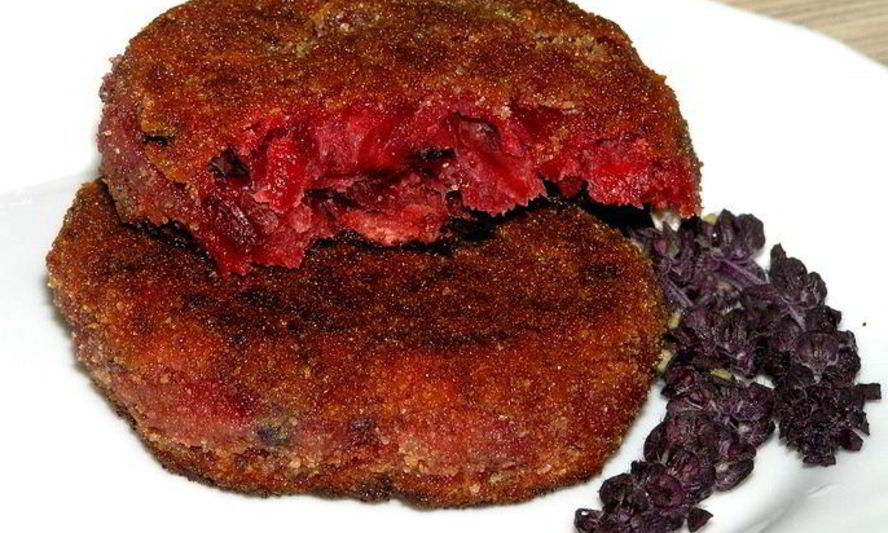 Рецепт котлет из свеклы с базиликом