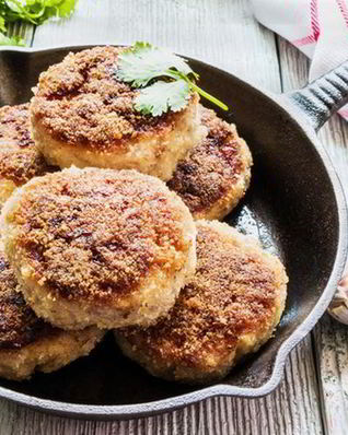 Котлеты из свинины с гречневой крупой