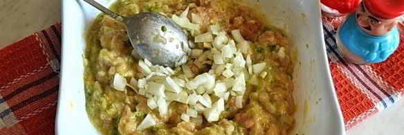 котлеты куриные с кабачком