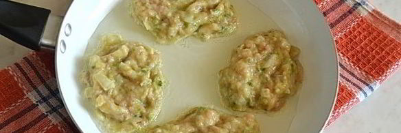 котлеты куриные с кабачком