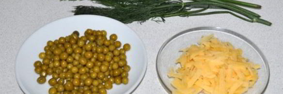 котлеты мясные с горошком и сыром