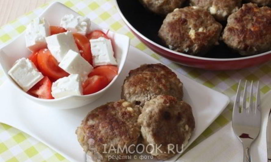 Рецепт котлет по-гречески