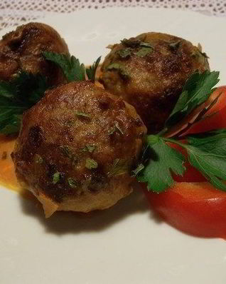 Котлеты с рисом в духовке