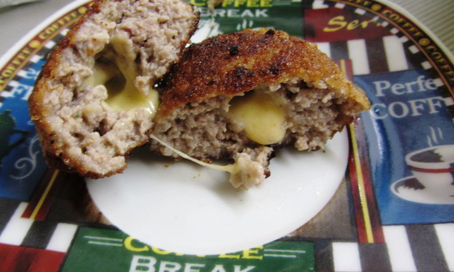 Рецепт котлет с сырной начинкой