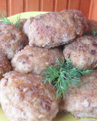Котлеты с сыром и зеленью