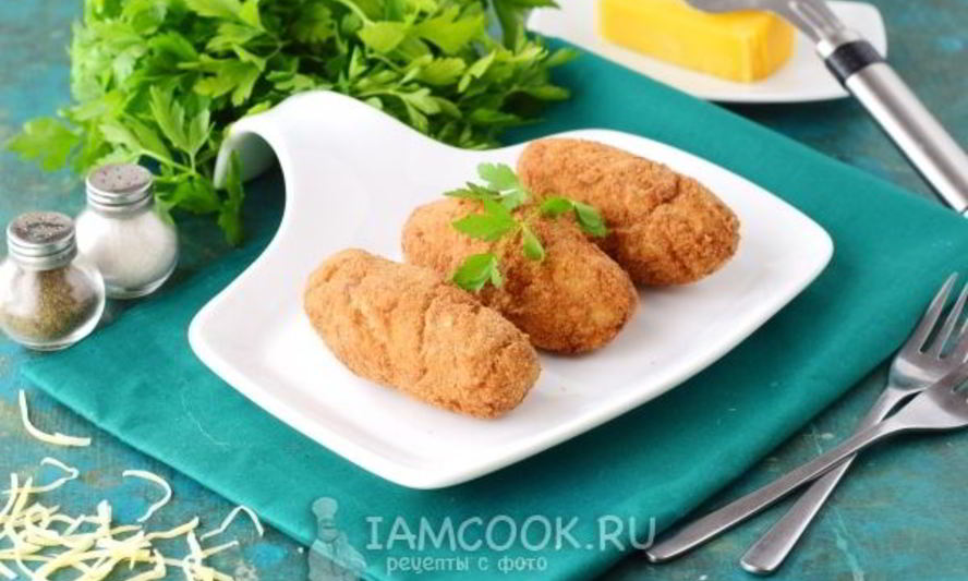 Рецепт котлет с сыром внутри