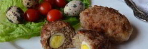 котлеты с яйцом внутри