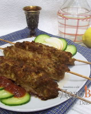 Котлеты в духовке на шпажках