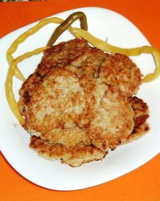 Постные котлеты из геркулеса