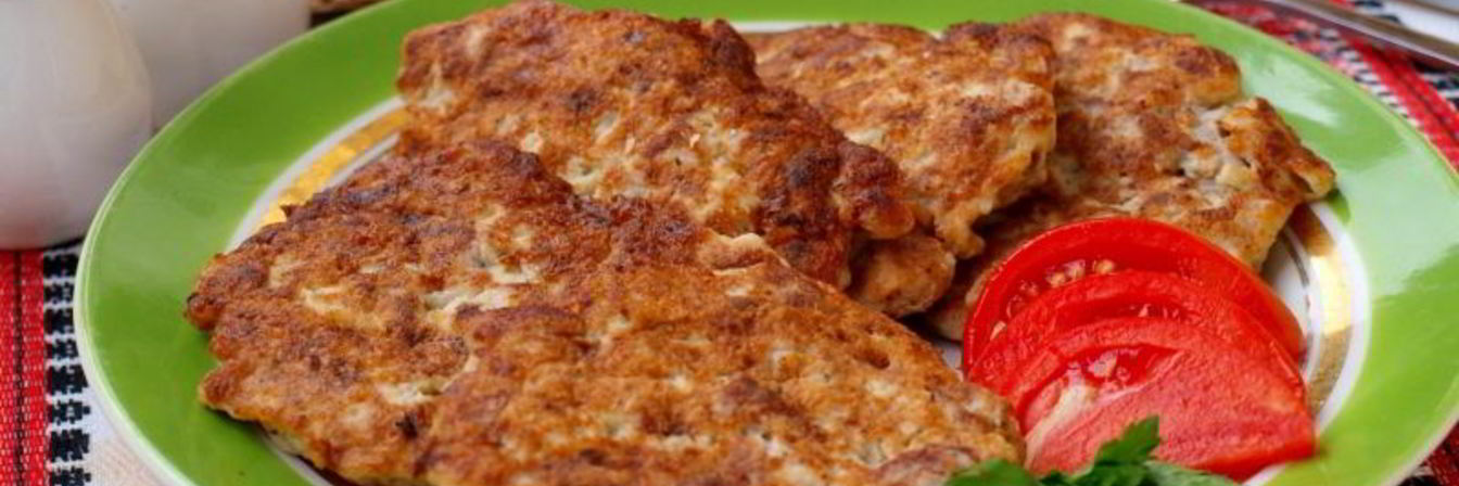 Рубленные котлеты из свинины