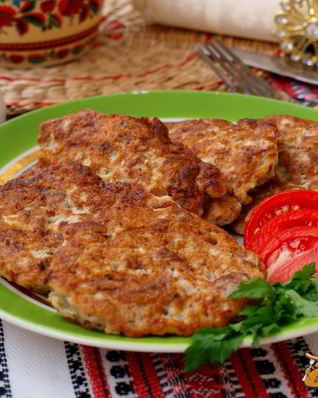 Рубленные котлеты из свинины