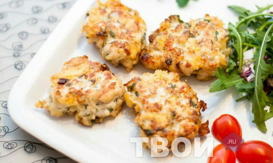 Рецепт рубленных куриных котлеток с сыром и зеленью