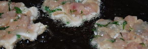 рубленые котлеты с зеленью