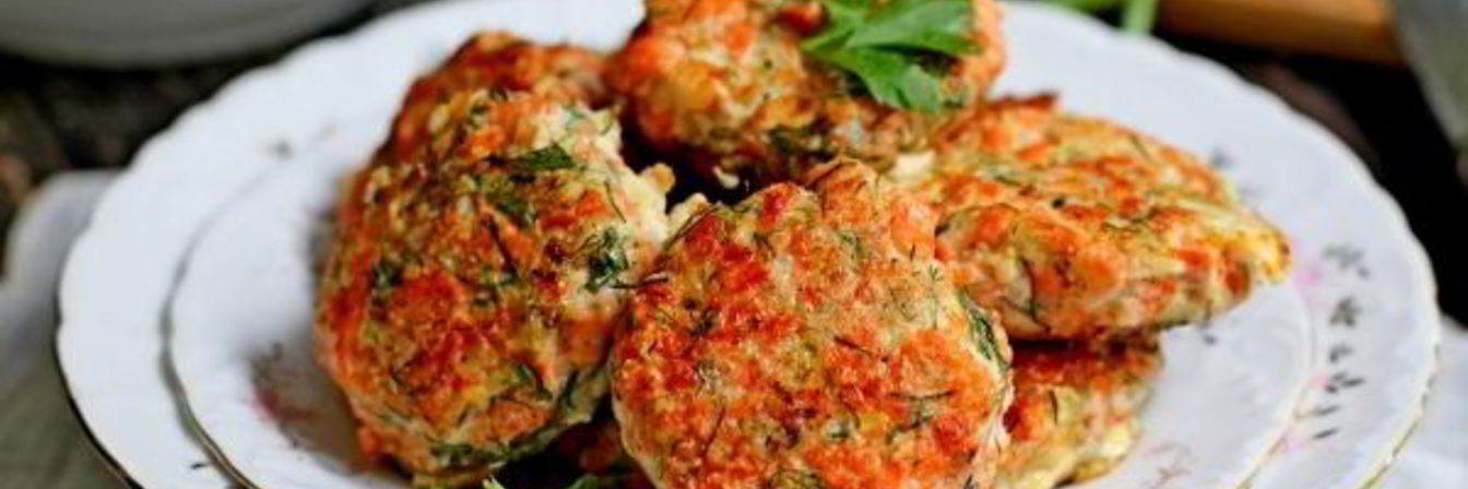 Рыбные котлеты с укропом