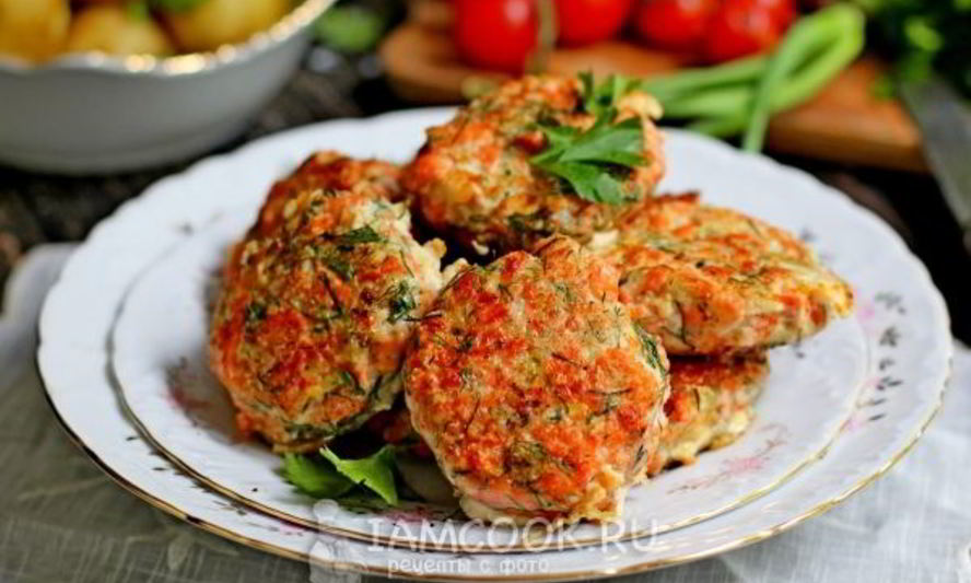 Рецепт рыбных котлет с укропом