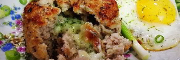 сочные котлеты из свинины с начинкой