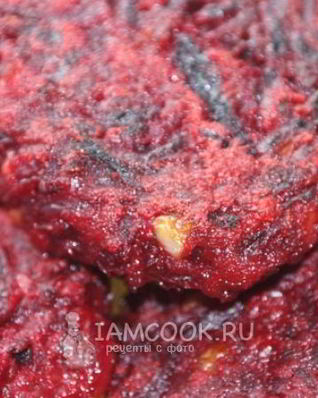 Свекольные котлеты