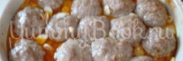 запеченные котлетки с овощами