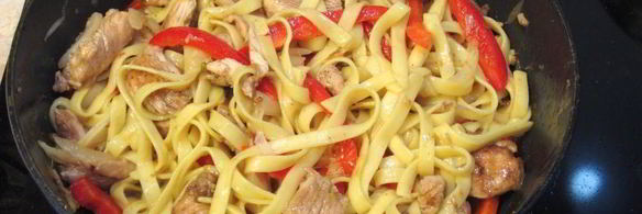 куриная лапша по-китайски