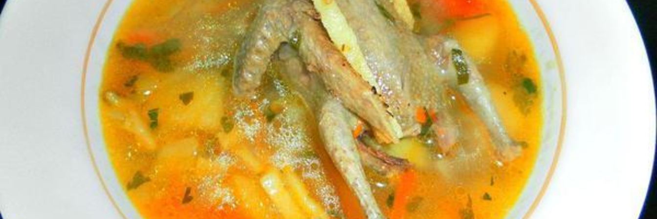 Лапша из диких голубей