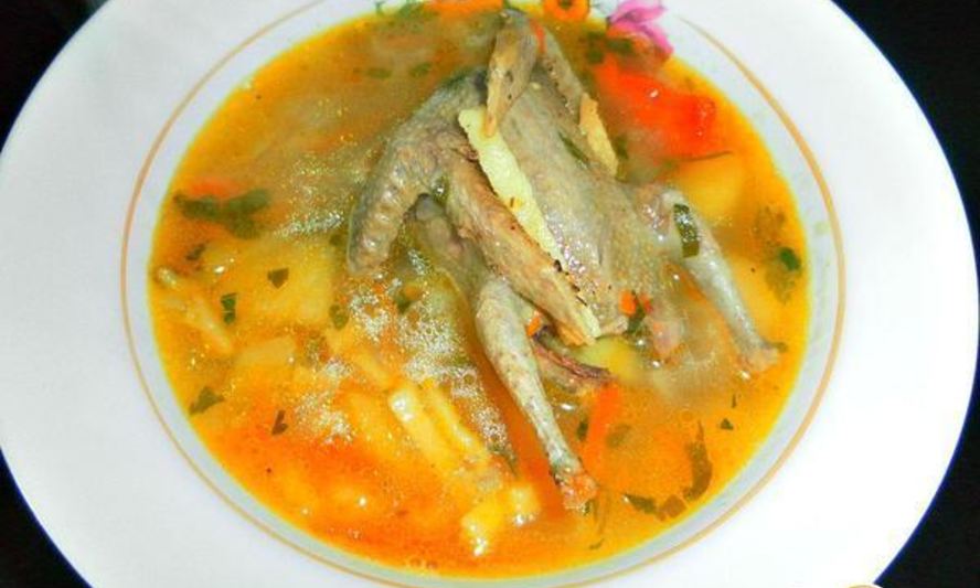 Рецепт лапши из диких голубей