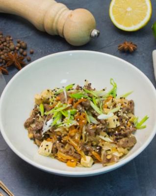 Лапша Пад Тай с говядиной