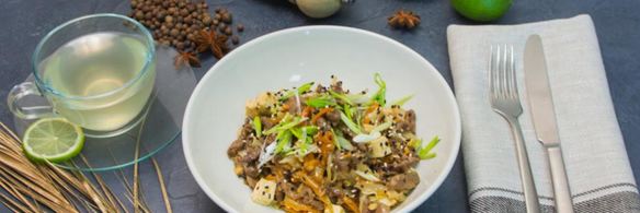 лапша пад тай с говядиной