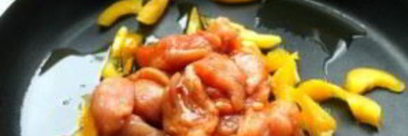 лапша по-японски с курицей