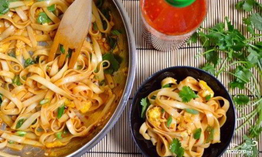 Рецепт лапши под соусом