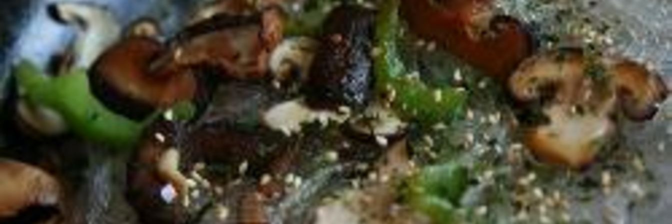 Лапша с грибами