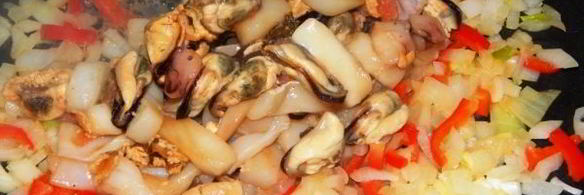 лапша с морепродуктами