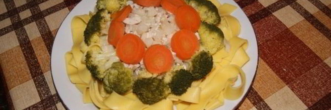 Лапша с овощами