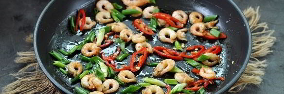 лапша удон с креветками