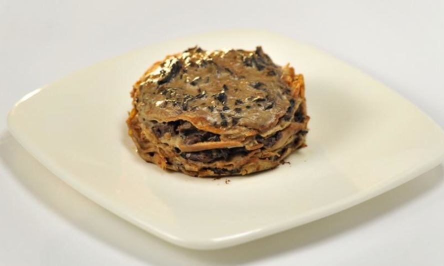 Рецепт блинной лазанья с говяжьим легким