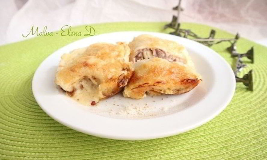 Рецепт блинной лазанья с индейкой