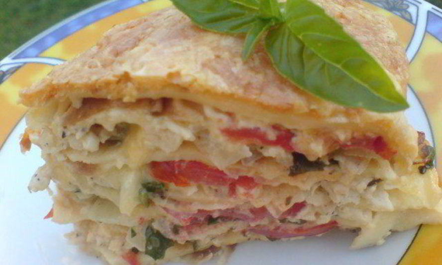 Рецепт блинной лазанья