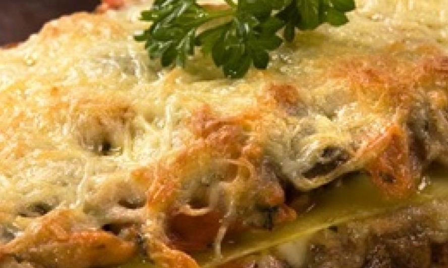 Рецепт грибной лазанья