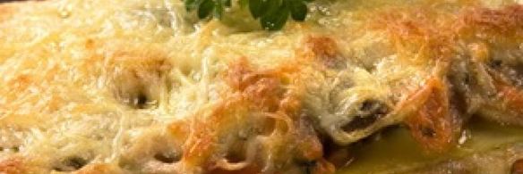 грибная лазанья