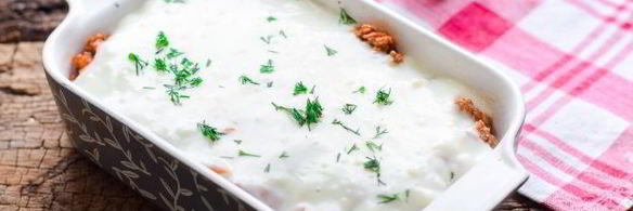 картофельная лазанья с фаршем