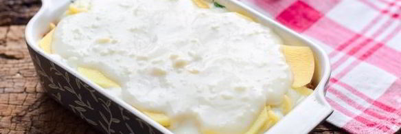 картофельная лазанья с фаршем