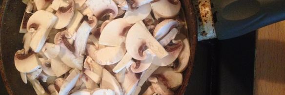 лазанья из кабачков с грибами