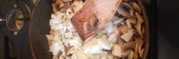 лазанья из кабачков с грибами