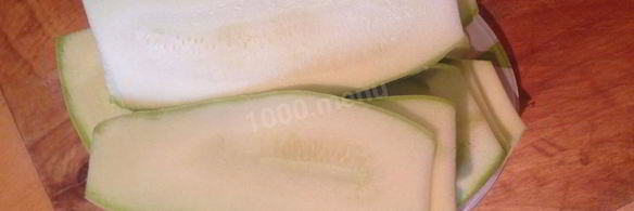 лазанья из кабачков с грибами