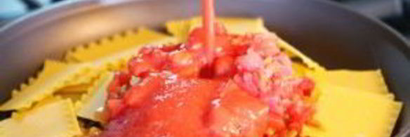 лазанья на сковороде