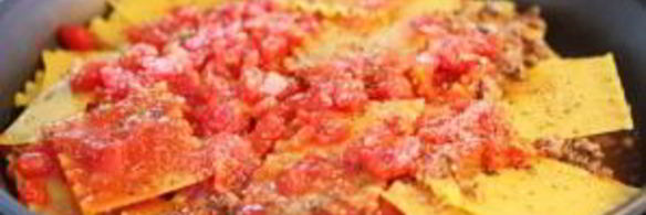 лазанья на сковороде