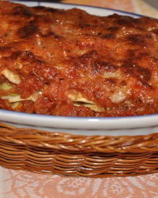 Лазанья нежная овощная
