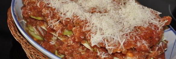 лазанья нежная овощная